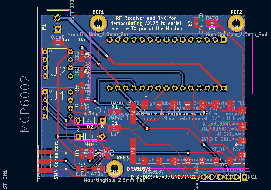 Picture of RF PCB